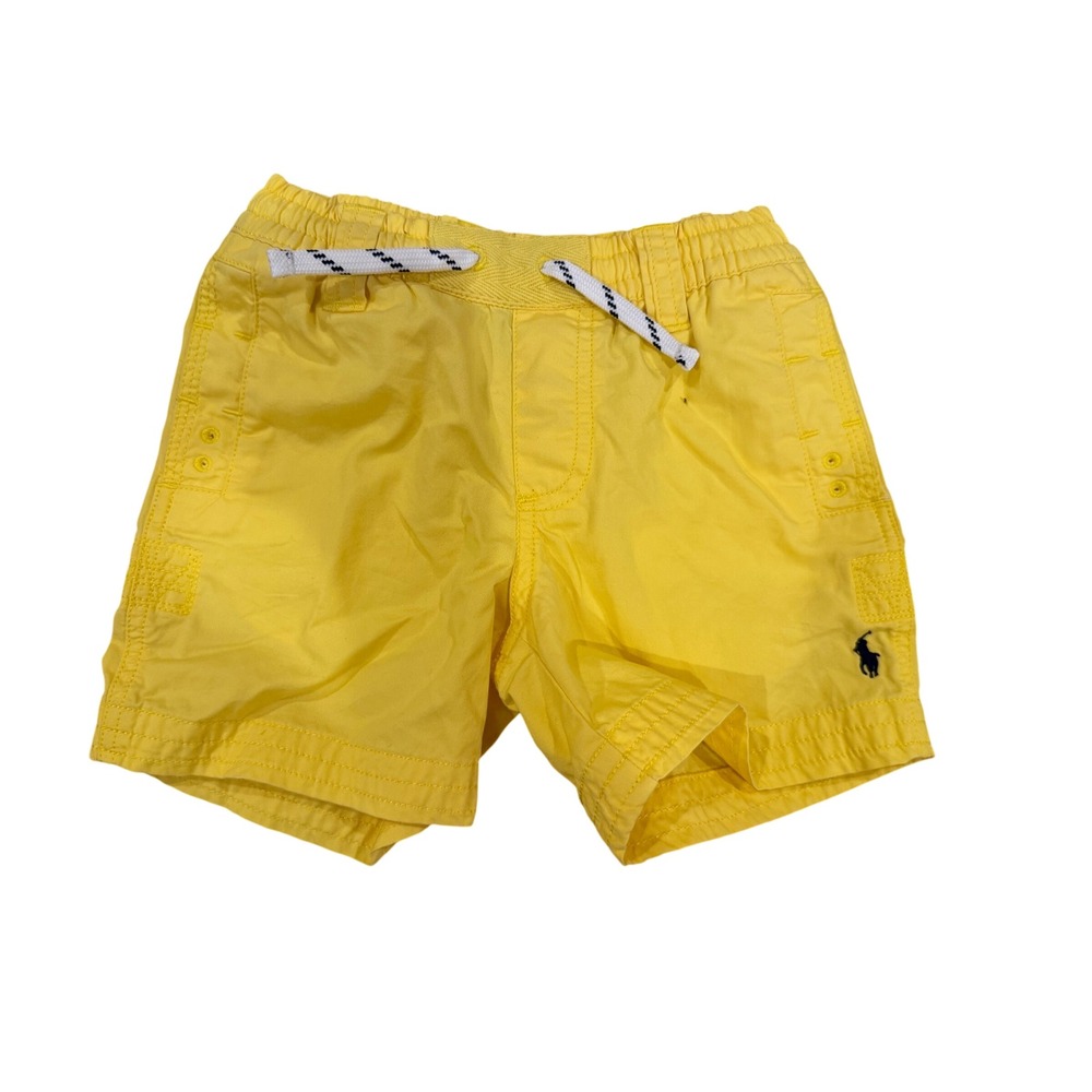 Polo Ralph Lauren Boys yellow shorts Elastic Waist Pony Logo Shorts